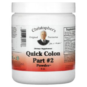 Polvo detox colon Dr. Christopher's envase frontal