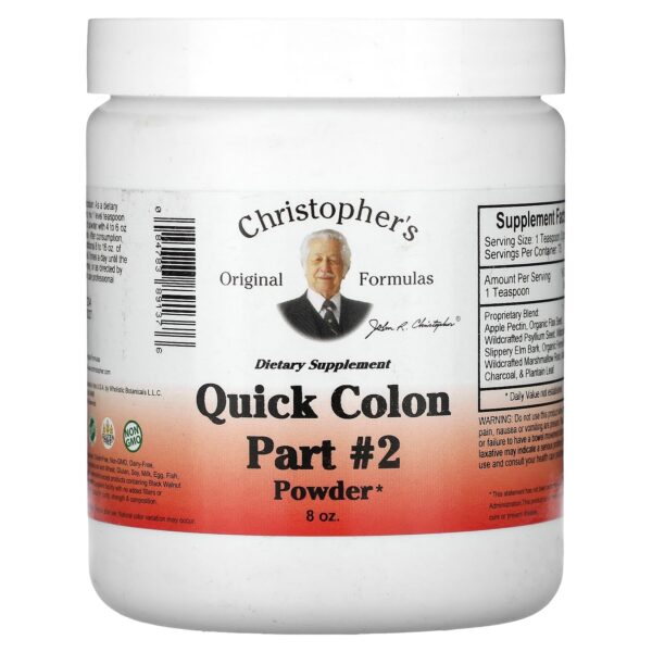 Version 1.0.0 Polvo detox colon Dr. Christopher's envase frontal