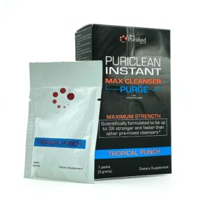 Polvo detox instantáneo Wellgenix Puriclean sabor punch frutas