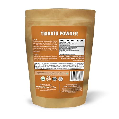 Polvo digestivo ayurvédico HerbsForever Trikatu Churna 230g