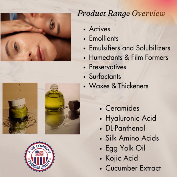 Polvo DL-pantenol puro para cuidado de piel cabello y uñas