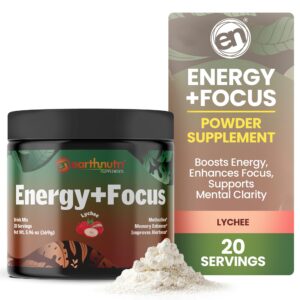 Version 1.0.0 Polvo EarthNutri Energy + Focus sabor lichi envase