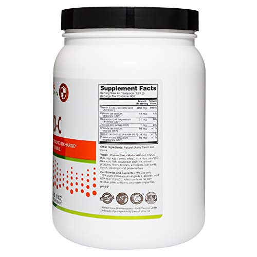Polvo efervescente NutriBiotic vitamina C y minerales