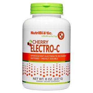 Polvo efervescente Vitamina C NutriBiotic sabor cereza