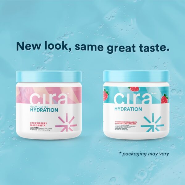 Polvo de electrolitos Cira Hydration en cuchara