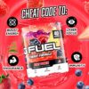 Version 1.0.0 Polvo energético G Fuel en envase punch de fruta