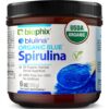 Polvo de espirulina azul orgánica Biophix envase 6 onzas