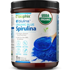 Version 1.0.0 Polvo espirulina azul orgánico Biophix superalimento