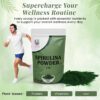 Polvo de espirulina rico en nutrientes para recetas