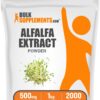 Polvo de extracto de alfalfa BulkSupplements para superalimentos