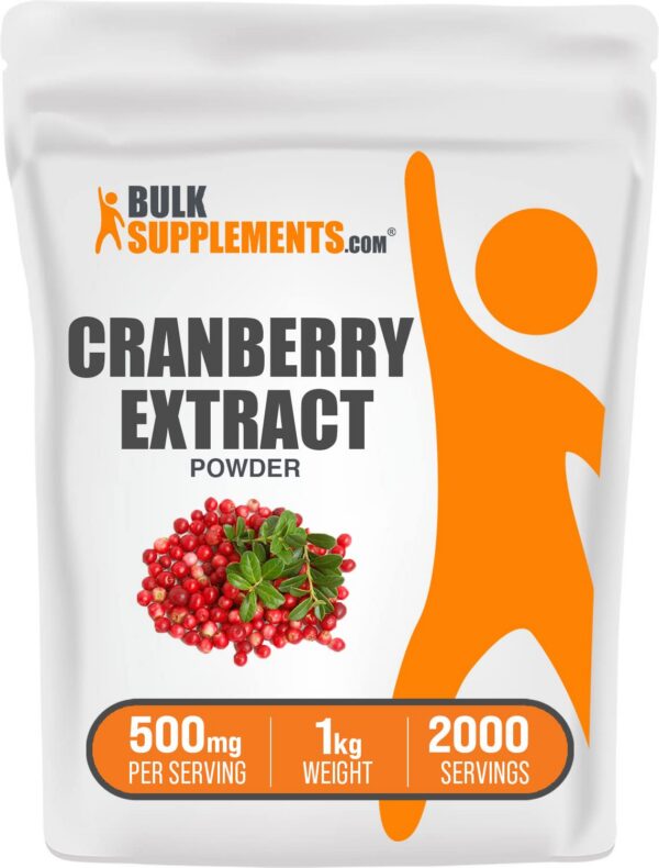 Polvo extracto de arándano BulkSupplements salud urinaria