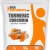 Polvo extracto de cúrcuma BulkSupplements envase frontal