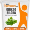 Polvo de extracto de ginkgo biloba 200 mg bulk supplements