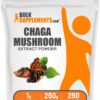 Polvo extracto hongo Chaga 250g sin gluten BulkSupplements
