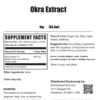 Version 1.0.0 Polvo extracto okra rico en antioxidantes y vitaminas BulkSupplements