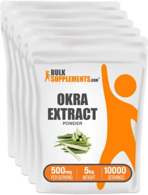 Version 1.0.0 Paquete de polvo extracto de okra BulkSupplements 5 kg