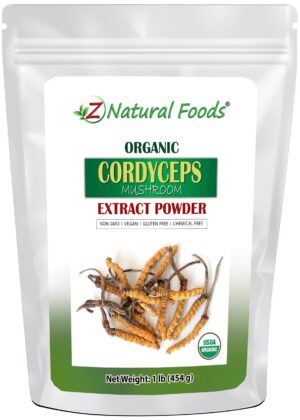 Polvo extracto orgánico de cordyceps Z Natural Foods