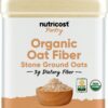 Polvo fibra de avena orgánica Nutricost 1.8 libras USDA