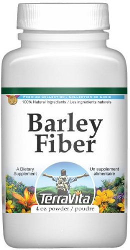 Polvo de fibra de cebada TerraVita 4 oz envase