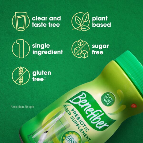 Polvo de fibra natural Benefiber para digestión y bienestar