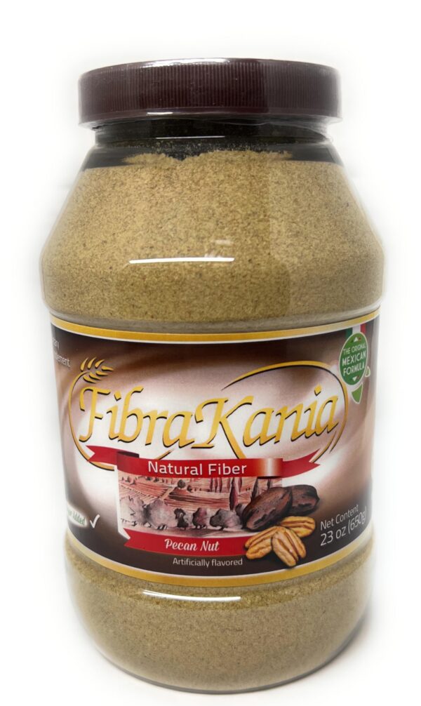 Polvo de fibra natural Fibra Kania sabor nuez pecan 23 onzas