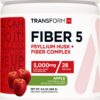 Polvo fibra psyllium husk sabor manzana TransformHQ 28 porciones