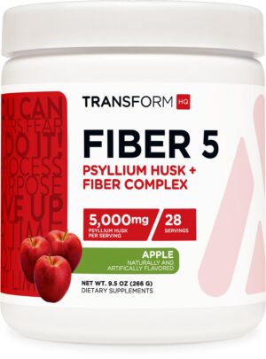 Version 1.0.0 Polvo fibra psyllium husk sabor manzana TransformHQ 28 porciones