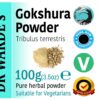 Polvo fino de Gokshura natural con aroma y frescura