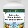 Polvo fórmula natural alcachofa rábano negro boldo TerraVita presentación 3 pack
