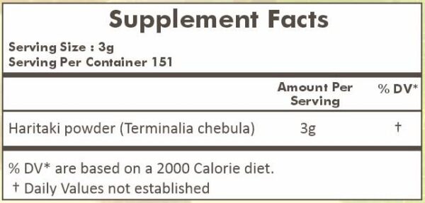 Suplemento en polvo Herbal Hills Haritaki y Gotu Kola combo