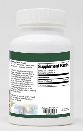 Version 1.0.0 Polvo ginkgo biloba TerraVita salud natural 1 oz
