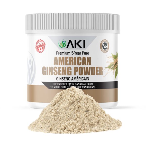 Polvo de ginseng americano AKI 4% ginsenósidos 113g bolsa