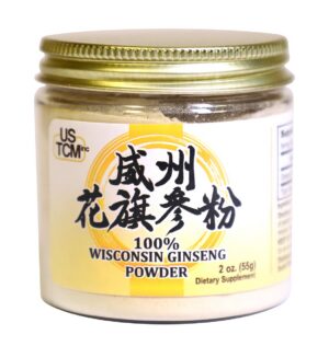Polvo de ginseng americano 120 mesh USTCM envase frontal