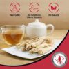Polvo de ginseng para té y recetas saludables