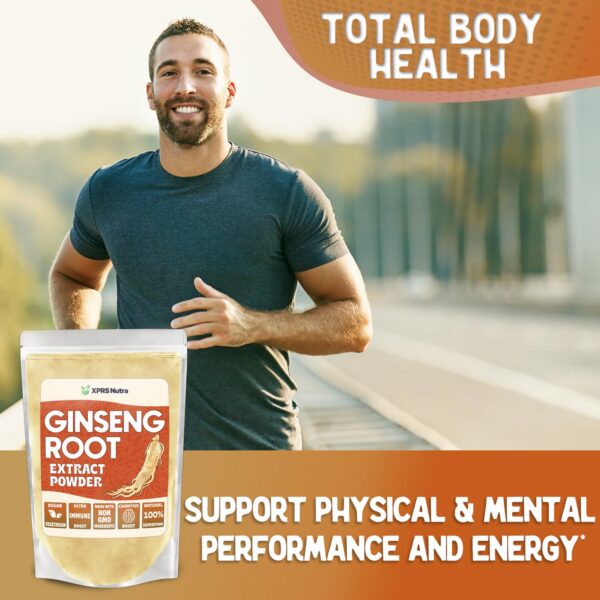 Polvo ginseng rojo coreano Panax para rendimiento físico