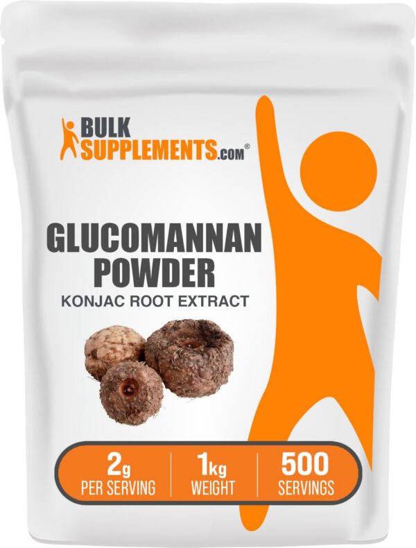 Version 1.0.0 Polvo de glucomanano BulkSupplements extracto raíz konjac