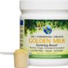 Polvo Golden Milk Soothing Boost con cúrcuma y jengibre Natural Factors