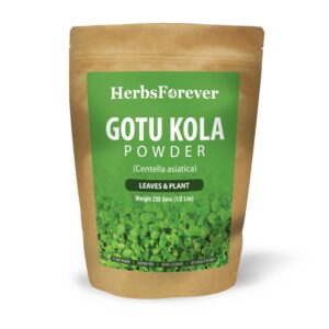 Version 1.0.0 Polvo de Gotu Kola Herbsforever paquete 230 gramos