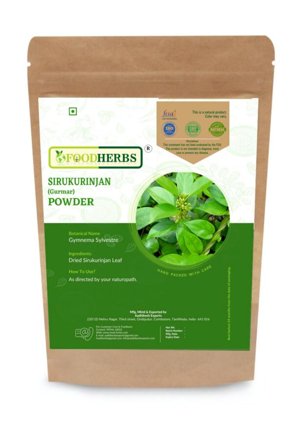 Polvo de gymnema sylvestre foodherbs 200 gramos natural