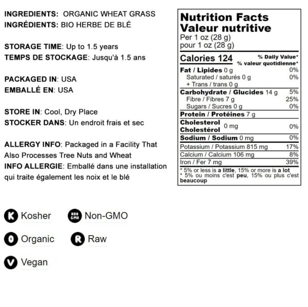 Detalle polvo alimento superalimento Food to Live