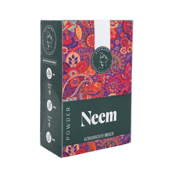 Polvo de hoja de neem AATMANA para fortalecer cabello y piel