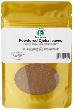 Version 1.0.0 Polvo de hojas Djeka KOPABANA bolsa 1 oz