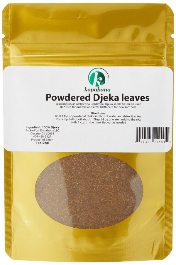 Polvo de hojas Djeka KOPABANA bolsa 1 oz