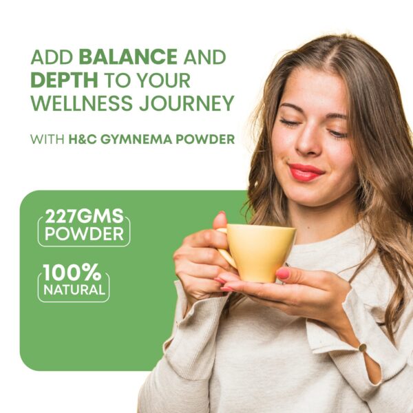 Version 1.0.0 Polvo de hojas Gymnema H&C para cuidado natural personal