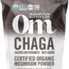 Polvo de hongo chaga orgánico OM bolsa 3.5 oz