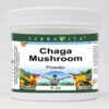 Polvo de hongo Chaga TerraVita 4 oz en envase