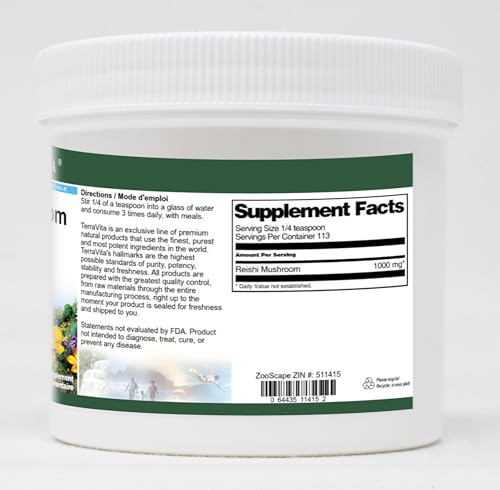 Polvo de Hongo Reishi - Detalle del producto