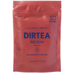 Polvo de hongo Reishi orgánico para relajación y sueño