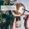 Polvo de hongos adaptogénicos y cacao para agregar a bebidas
