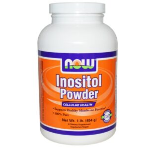Polvo de Inositol Now Foods paquete múltiple 1 libra